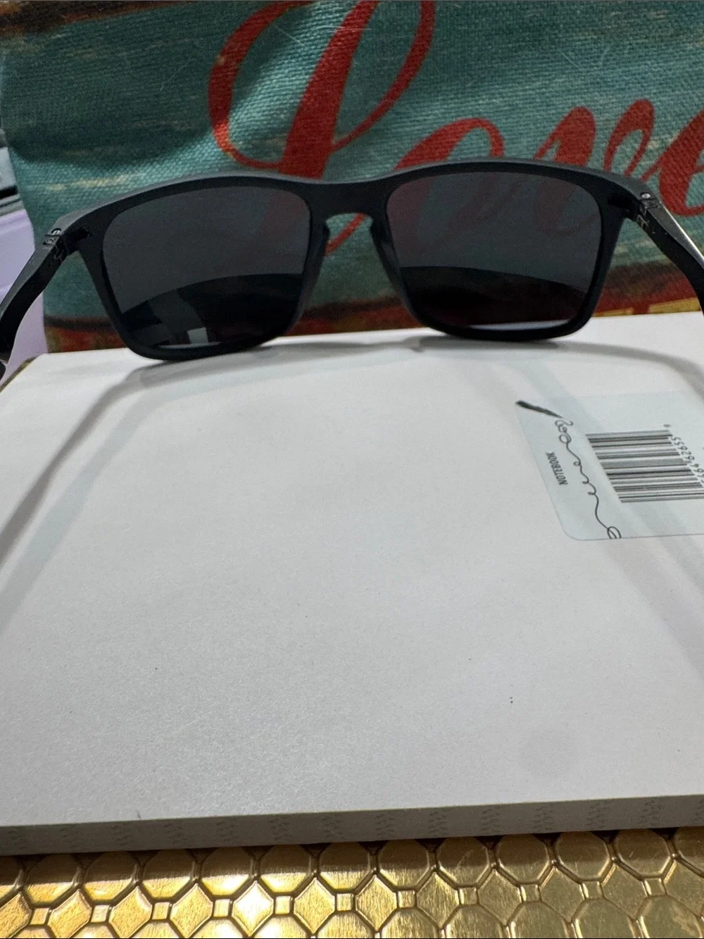Foster Grant  Black Frame Sunglasses with Gray Lenses SR 0322